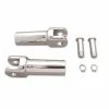 V-Twin Manufacturing 2-3/4" Chrome Thru Hole Footpeg Yokes -Motorcycle Accessories Shop 100 1913 A V1