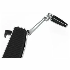 Ciro Chrome Frame Mounted Adjustable Highway Peg Mount Extended Arm
