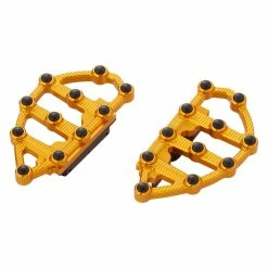 Arlen Ness MX Passenger Gold Floorboards -Motorcycle Accessories Shop 10137902 C V3