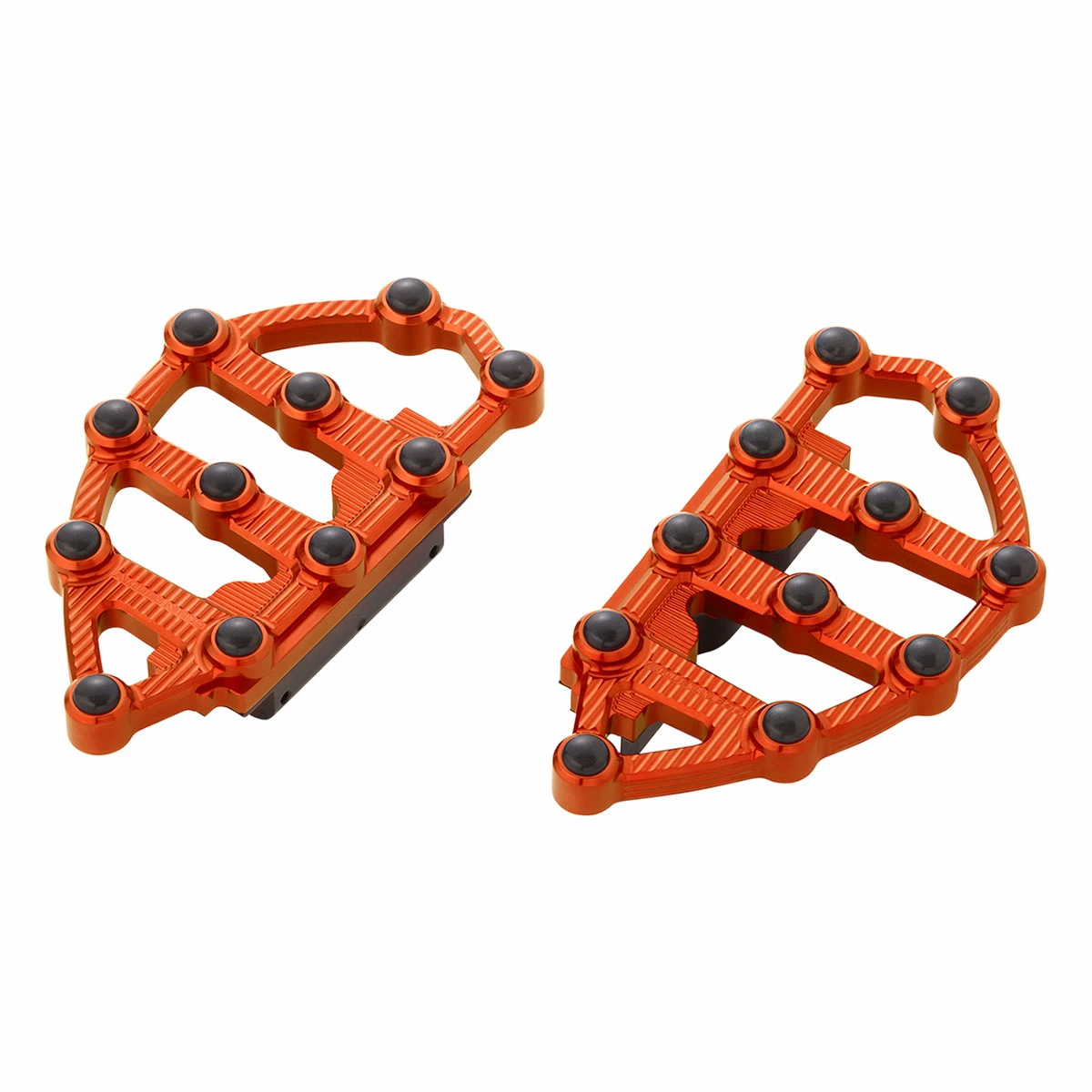 Arlen Ness MX Passenger Orange Floorboards 4 Arlen Ness MX Passenger Orange Floorboards - Image 2