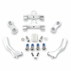 V-Twin Manufacturing Adjustable Chrome Floorboard Mount Kit