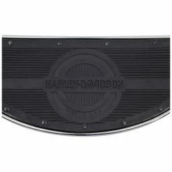 V-Twin Manufacturing Chrome Replica Driver Footboard Set With H-D Logo -Motorcycle Accessories Shop 166 9646 B V1