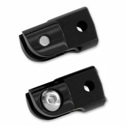 Accutronix Black Anodized Folding Footpeg Adapters