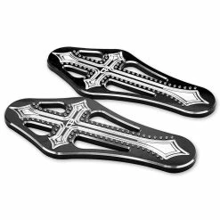Precision Billet Black Darkside Driver Floorboards