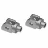 Kuryakyn Splined Silver Footpeg Adapters