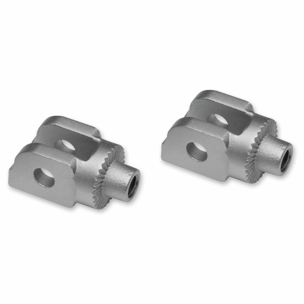 Kuryakyn Splined Silver Footpeg Adapters 3 Kuryakyn Splined Silver Footpeg Adapters