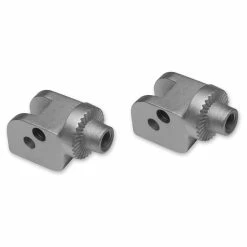 Kuryakyn Splined Silver Footpeg Adapters