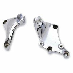 V-Twin Manufacturing Chrome Passenger Footpeg Mount Kit