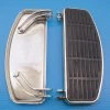V-Twin Manufacturing Chrome 'D' Shaped Footboard Set -Motorcycle Accessories Shop 223 050 A V1