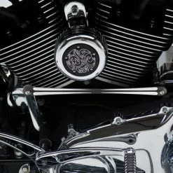 Arlen Ness Black Deep Cut Round Shifter Rod