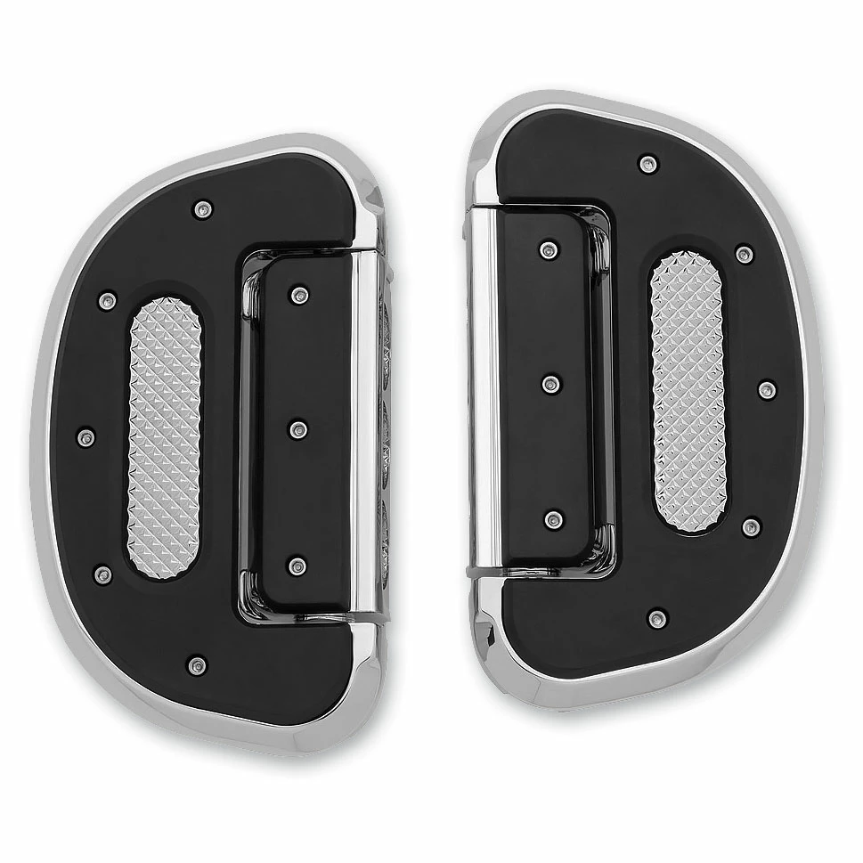 Kuryakyn Heavy Industry Chrome Folding Floorboards 3 Kuryakyn Heavy Industry Chrome Folding Floorboards