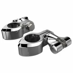 Ciro Chrome Adjustable Highway Peg Mount With Clevis