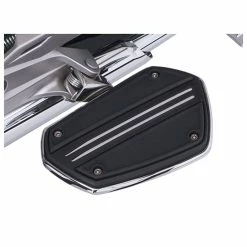 Goldstrike Chrome Twin Rail Driver Floorboards With Adapter -Motorcycle Accessories Shop 240 4104 B V3