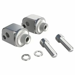 Ciro Passenger Footrest Adapters Chrome