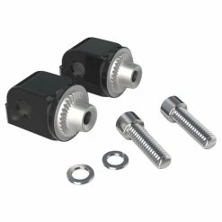 Ciro Passenger Footrest Adapters Black