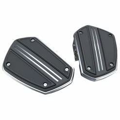 Ciro Twin Rail Chrome Floorboard Without Adapters