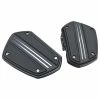 Ciro Twin Rail Black Floorboard Without Adapters -Motorcycle Accessories Shop 280 2169 A V1