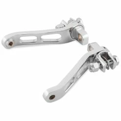 Biker's Choice Adjustable Forward Control Heel Rest Kit Chrome