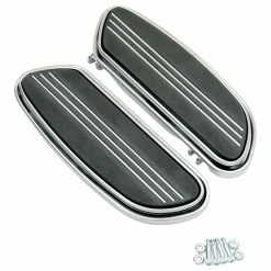 Drag Specialties Chrome Sweeper Floorboards