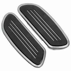 Drag Specialties Chrome Sweeper Passenger Floorboards