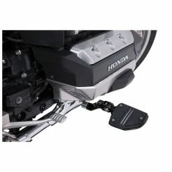 Goldstrike Adjustable Black Highway Peg Mounts With Twin Rail Footrest