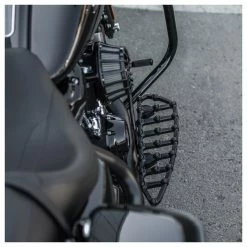 Arlen Ness Black MX Driver Floorboards -Motorcycle Accessories Shop 420 0856 D V9