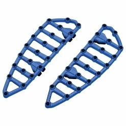 Arlen Ness Anodized Blue MX Driver Floorboards