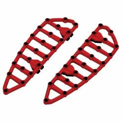 Arlen Ness Anodized Red MX Driver Floorboards