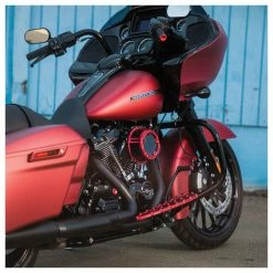 Arlen Ness Anodized Red MX Driver Floorboards -Motorcycle Accessories Shop 420 0858 D V9