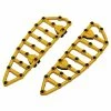 Arlen Ness Anodized Gold MX Driver Floorboards -Motorcycle Accessories Shop 420 0859 A V9