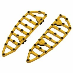 Arlen Ness Anodized Gold MX Driver Floorboards