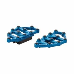 Arlen Ness Anodized Blue MX Passenger Floorboards