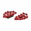Arlen Ness Anodized Red MX Passenger Floorboards -Motorcycle Accessories Shop 420 0863 A V15