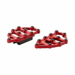 Arlen Ness Anodized Red MX Passenger Floorboards