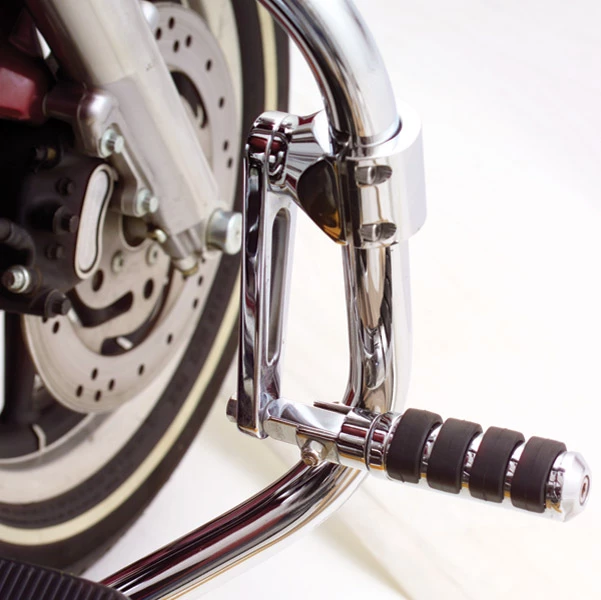 Rivco 1-1/4" Chrome Engine Guard Mounts For Highway Pegs 4 Rivco 1-1/4" Chrome Engine Guard Mounts For Highway Pegs - Image 2