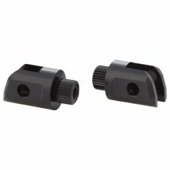 Arlen Ness Splined Universal Black Foot Peg Mounts