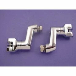 V-Twin Manufacturing Chrome Offset Peg Mount