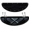 Paughco Black D-shaped Floorboards For Modern Models -Motorcycle Accessories Shop 445 454 A V1