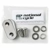 National Cycle 38mm Stainless Steel Footpeg Mounting Brackets -Motorcycle Accessories Shop 510 1936 A V6