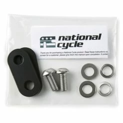 National Cycle 38mm Black Footpeg Mounting Brackets