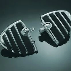 Kuryakyn ISO-Wing Chrome Mini Floorboards With Adapters
