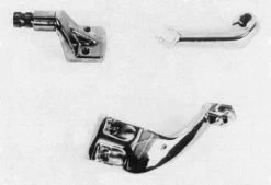 V-Twin Manufacturing Chrome Driver Peg Mount Brackets