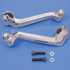 V-Twin Manufacturing Chrome Driver Footpeg Mounts For Sportster