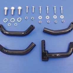 V-Twin Manufacturing Black 2" Extended Length Floorboard Mounting Kit