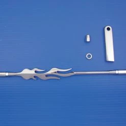 V-Twin Manufacturing 14" Chrome Flame Shift Rod Kits
