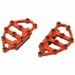 Arlen Ness Anodized Orange MX Passenger Floorboards