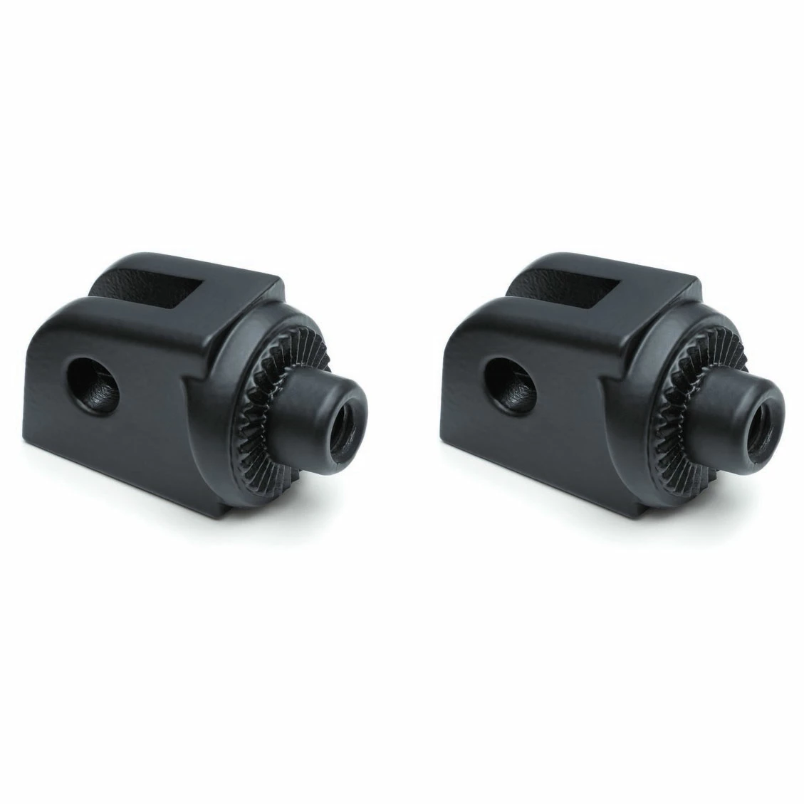 Kuryakyn Splined Black Footpeg Adapters 3 Kuryakyn Splined Black Footpeg Adapters