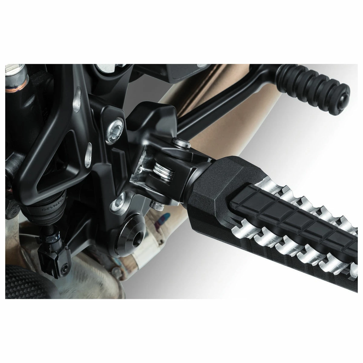 Kuryakyn Splined Black Footpeg Adapters 4 Kuryakyn Splined Black Footpeg Adapters - Image 2