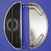 V-Twin Manufacturing Chrome Oval Shape Floorboards With Rubber Inserts -Motorcycle Accessories Shop 550 062 A V1