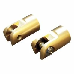 Accutronix Brass Footpeg Mounts